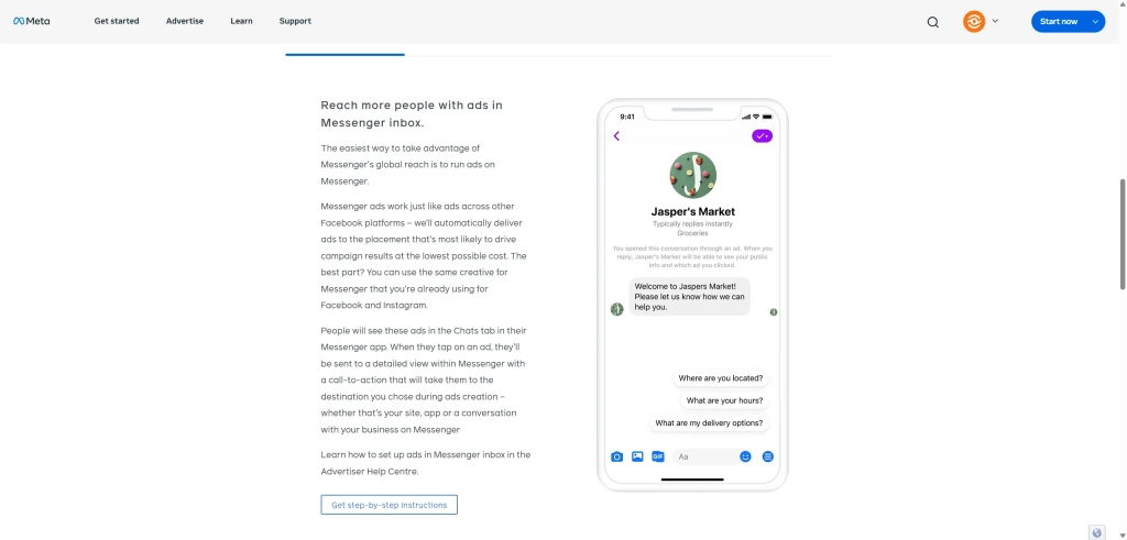 Facebook Messenger Ads