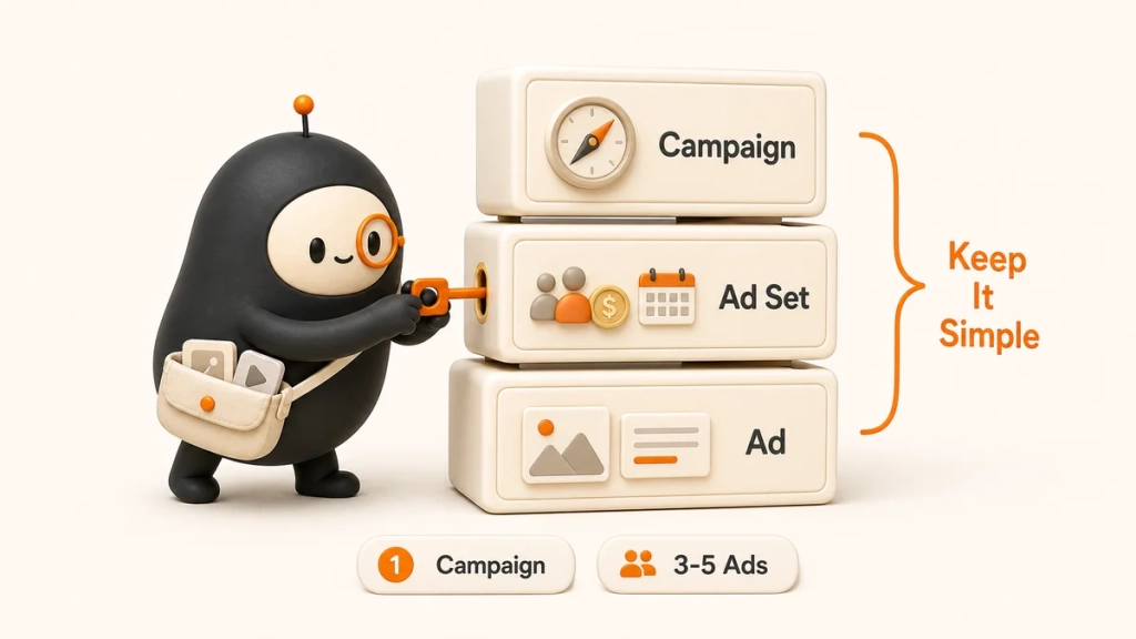 meta ads manager structure