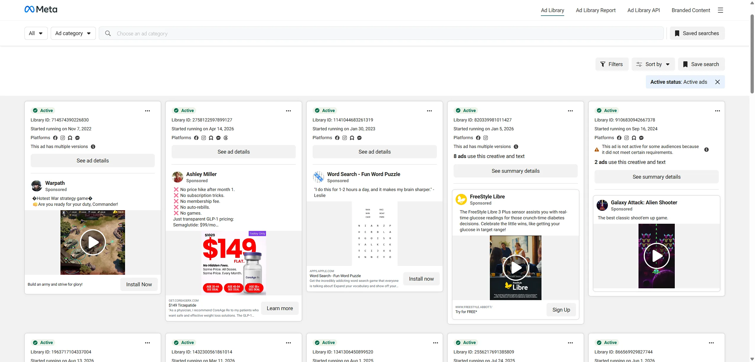 Meta Ad Library