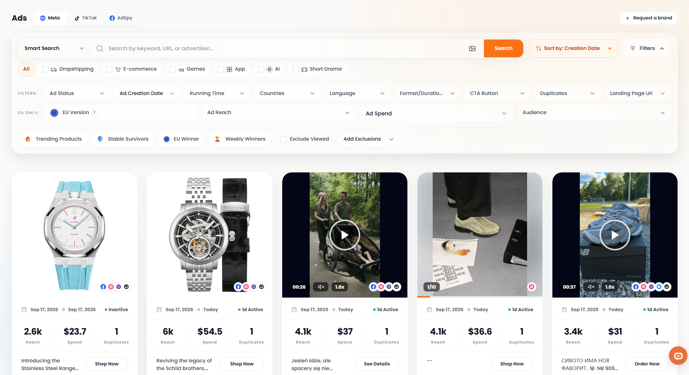 primespy meta ad library